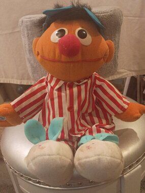Vintage 1996 Tyco Sesame Street Sleep and Snore Ernie